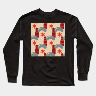 Chicago The Bean and Willis Tower Long Sleeve T-Shirt